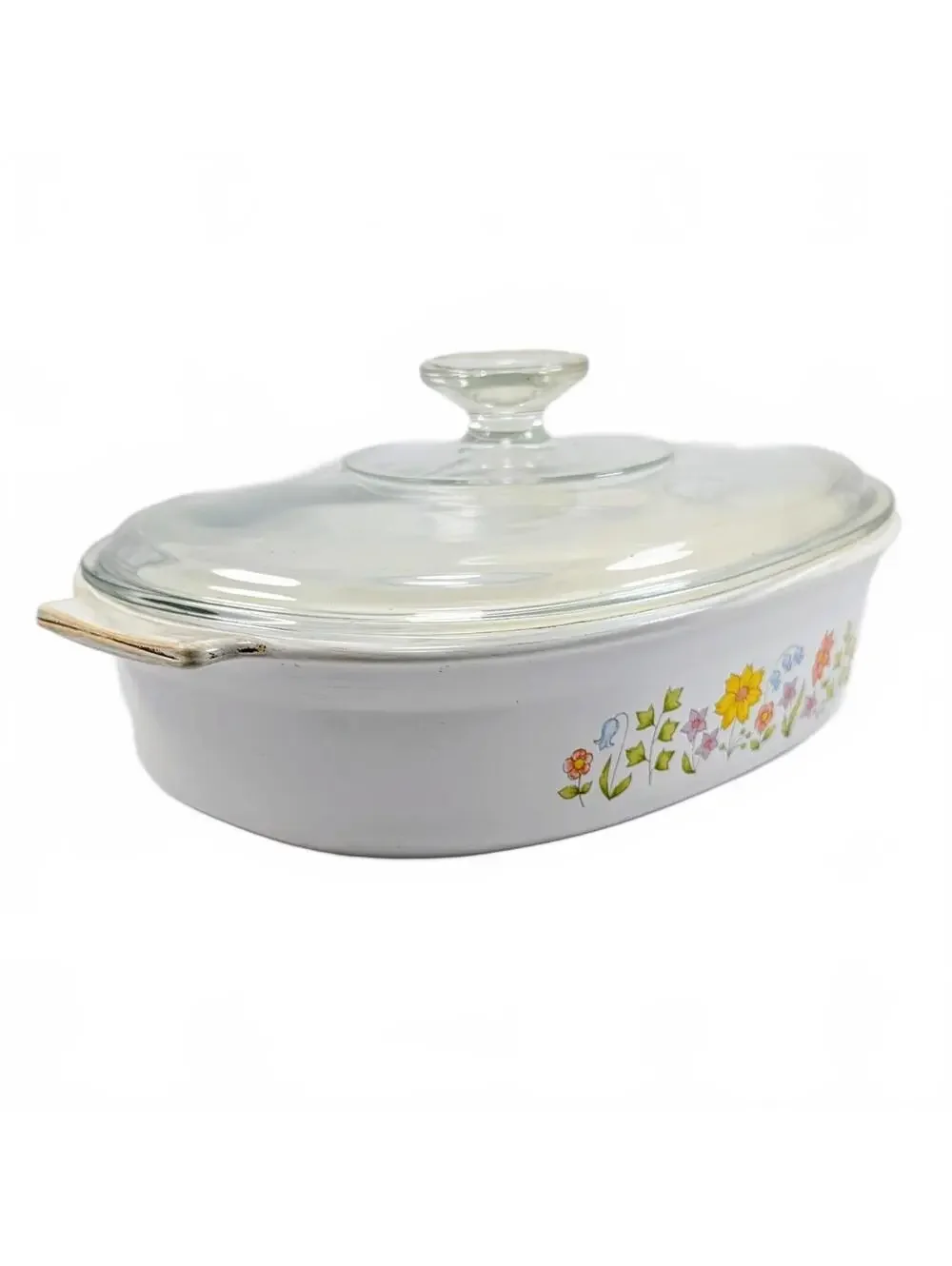 Vtg Corning Ware Wildflower/Spring Meadow DC 1.5-B w/ Lid